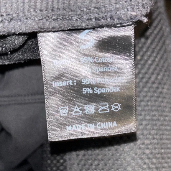 Black super soft fleece lined heavy weight warm small ladies joggers black euc - Picture 8 of 8